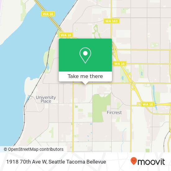 1918 70th Ave W, University Place, WA 98466 map