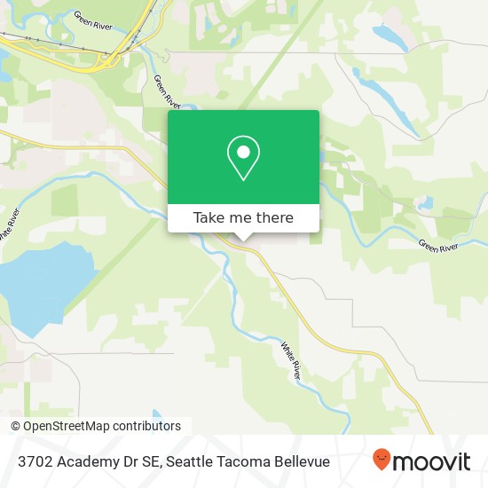 Mapa de 3702 Academy Dr SE, Auburn, WA 98092