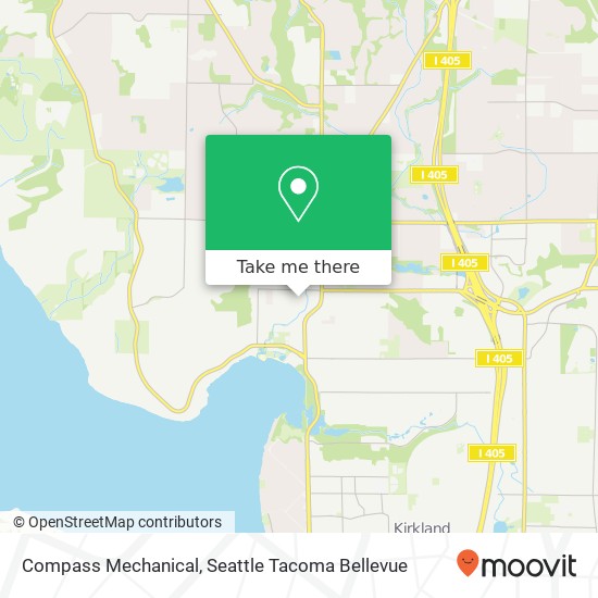 Compass Mechanical, 97th Pl NE map