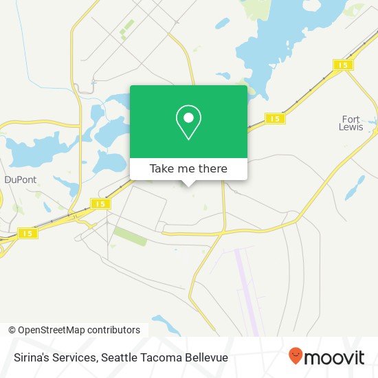 Sirina's Services, 5858 N 10th St map