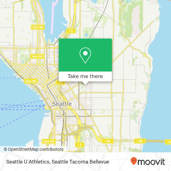 Mapa de Seattle U Athletics, 901 12th Ave