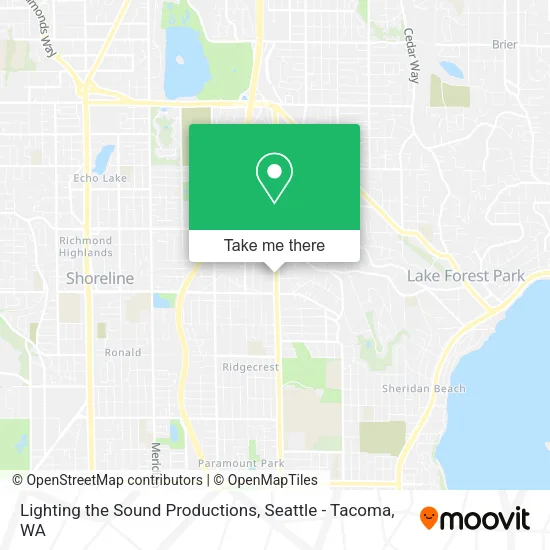 Mapa de Lighting the Sound Productions