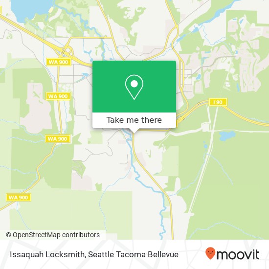 Mapa de Issaquah Locksmith, 100 Front St S