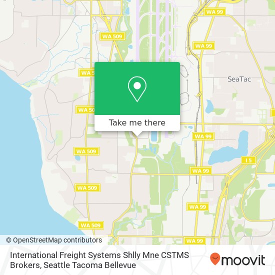International Freight Systems Shlly Mne CSTMS Brokers map