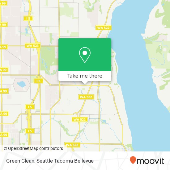 Mapa de Green Clean, 2700 NE 125th St