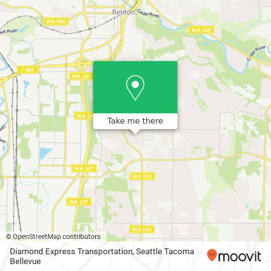 Diamond Express Transportation map