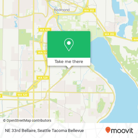 NE 33rd Bellaire, Redmond, WA 98052 map