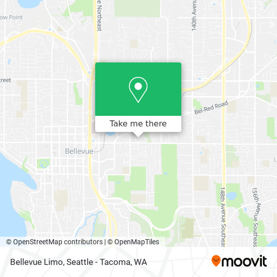 Mapa de Bellevue Limo