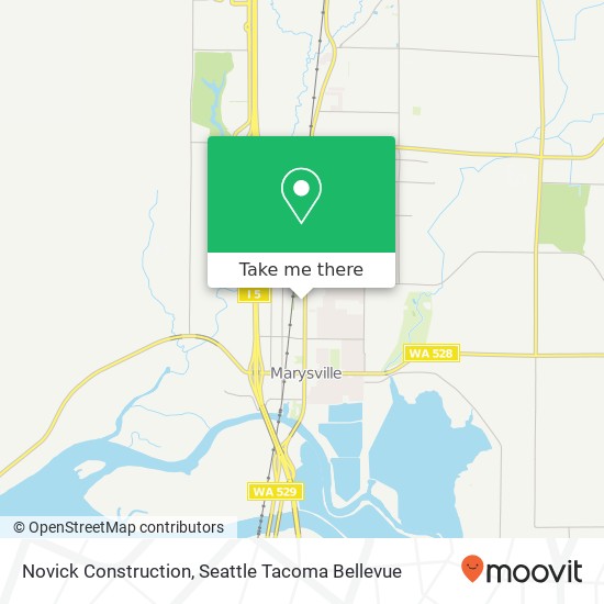 Novick Construction, State Ave map