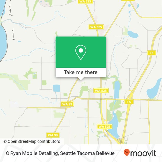 Mapa de O'Ryan Mobile Detailing, 156th St SW