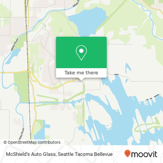 McShield's Auto Glass, Sumner Tapps Hwy E map