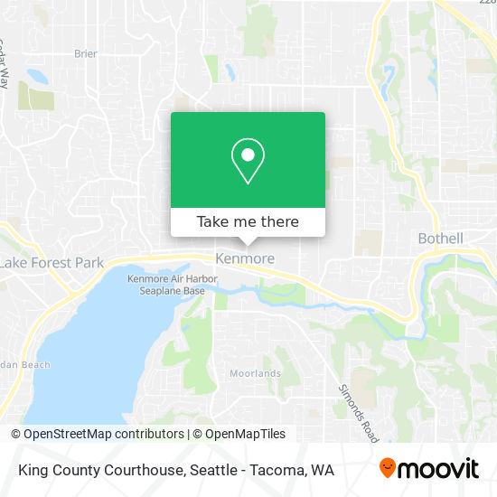 King County Courthouse map