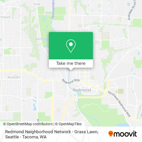 Redmond Neighborhood Network - Grass Lawn map