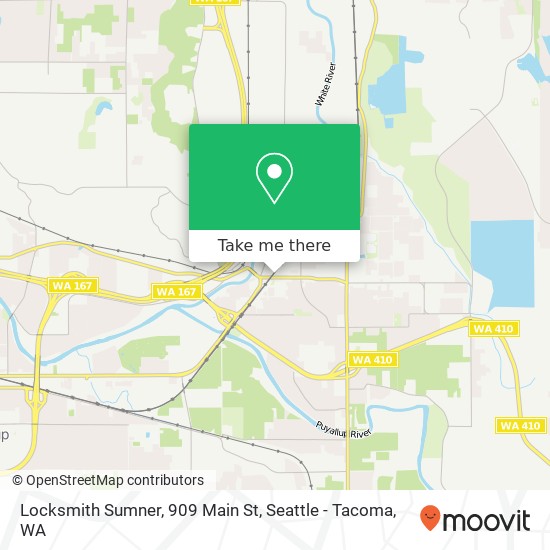 Mapa de Locksmith Sumner, 909 Main St