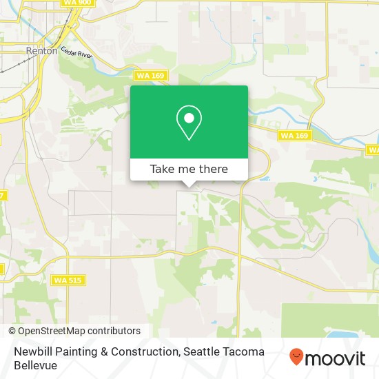 Mapa de Newbill Painting & Construction