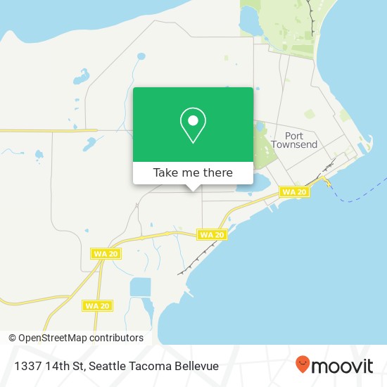 Mapa de 1337 14th St, Port Townsend, WA 98368
