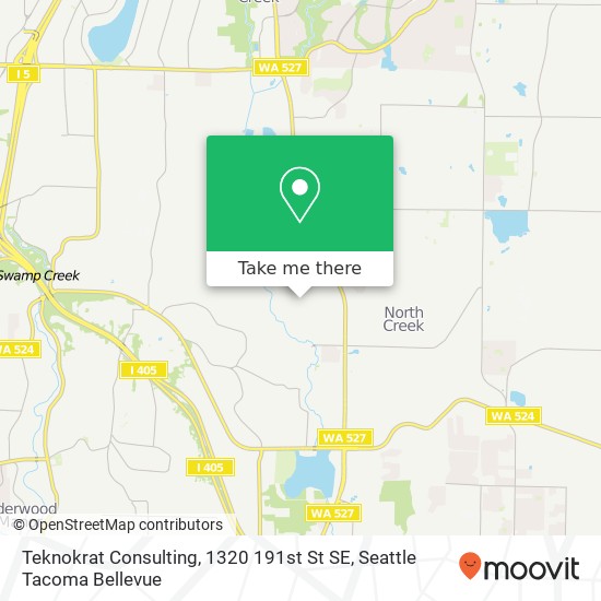 Teknokrat Consulting, 1320 191st St SE map