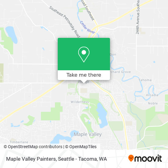 Maple Valley Painters map