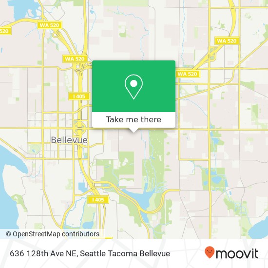 636 128th Ave NE, Bellevue, WA 98005 map