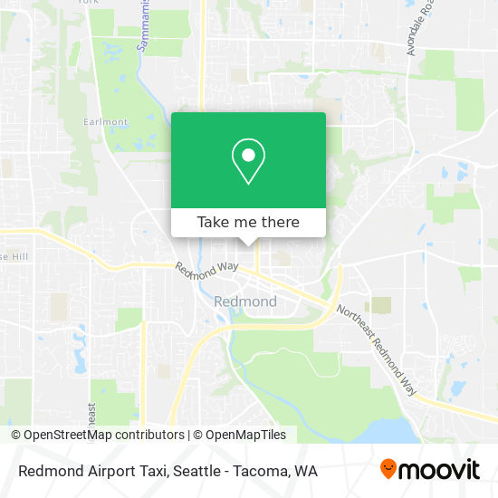 Mapa de Redmond Airport Taxi