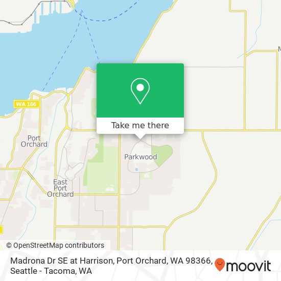 Madrona Dr SE at Harrison, Port Orchard, WA 98366 map