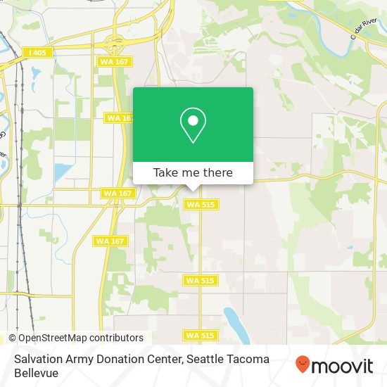 Mapa de Salvation Army Donation Center, 17801 108th Ave SE