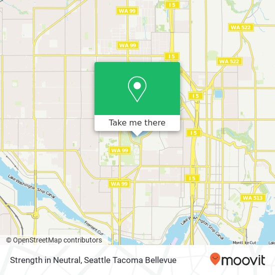 Mapa de Strength in Neutral, Seattle, WA 98103