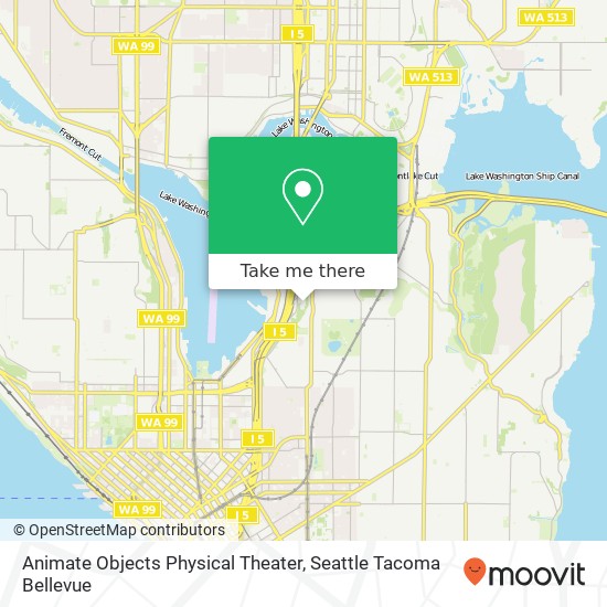 Animate Objects Physical Theater map