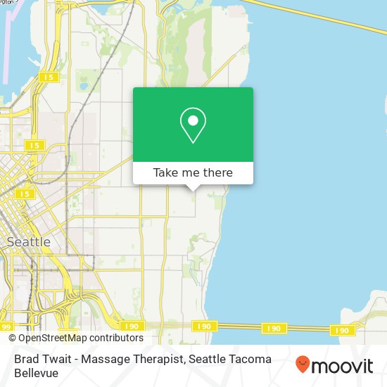 Mapa de Brad Twait - Massage Therapist, 3310 E Spring St