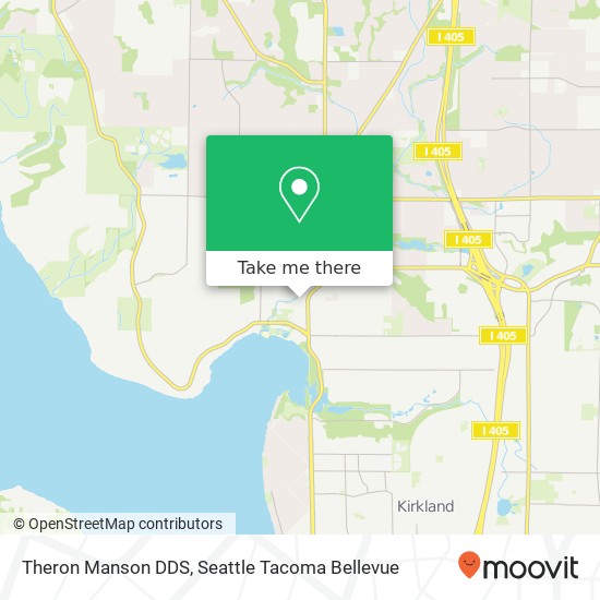 Mapa de Theron Manson DDS, 9750 NE 120th Pl