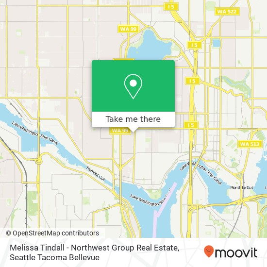 Melissa Tindall - Northwest Group Real Estate, N 44th St map