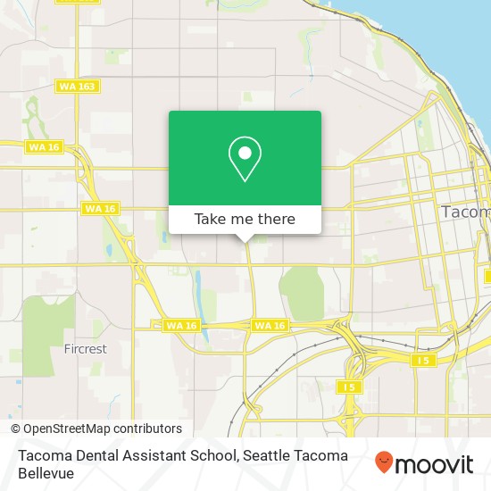 Tacoma Dental Assistant School, 1550 S Union Ave map