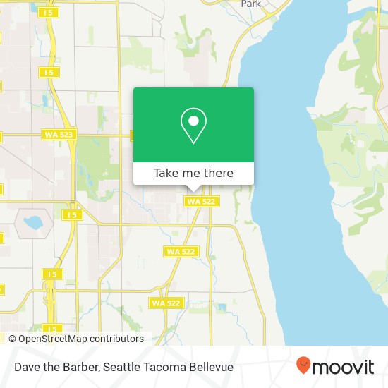 Mapa de Dave the Barber, 31st Ave NE