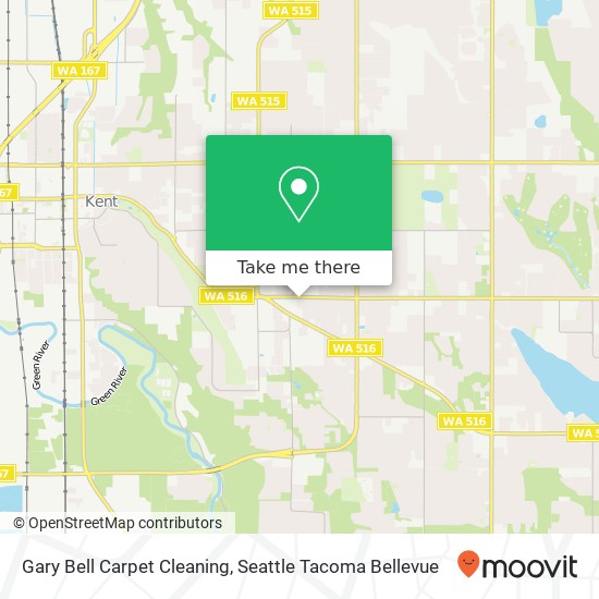 Gary Bell Carpet Cleaning, SE 256th Pl map