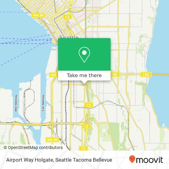 Airport Way Holgate, Seattle, WA 98134 map