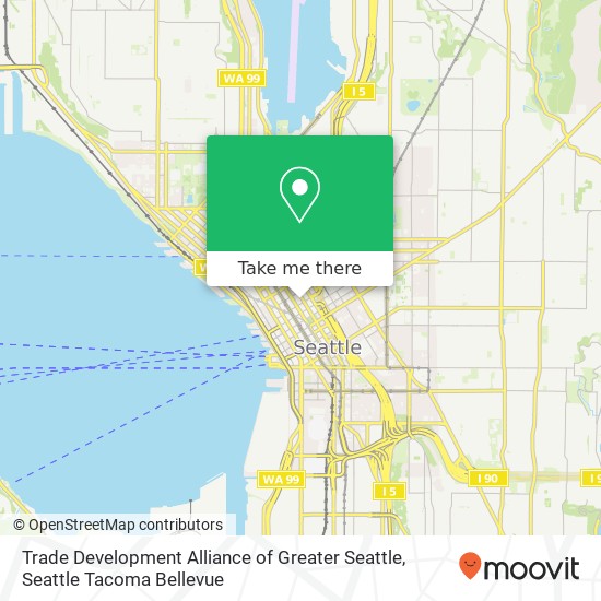 Mapa de Trade Development Alliance of Greater Seattle, 1301 5th Ave