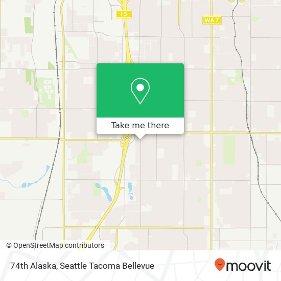 74th Alaska, Tacoma, WA 98408 map