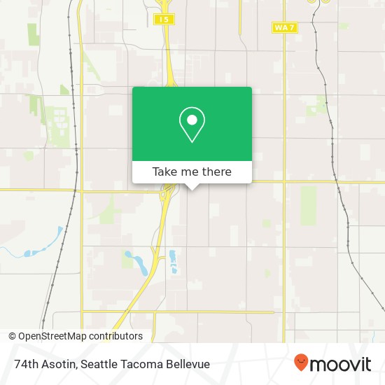 74th Asotin, Tacoma, WA 98408 map