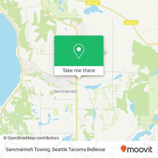 Sammamish Towing, 228th Ave NE map