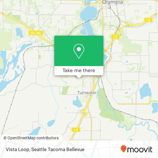 Mapa de Vista Loop, Tumwater, WA 98512