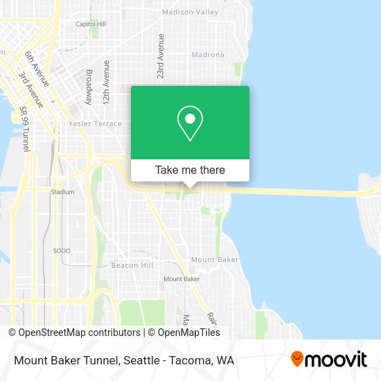 Mapa de Mount Baker Tunnel