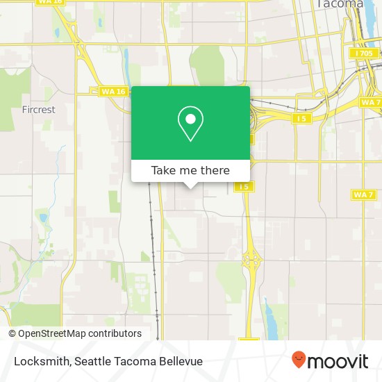 Mapa de Locksmith, 4312 S Cedar St
