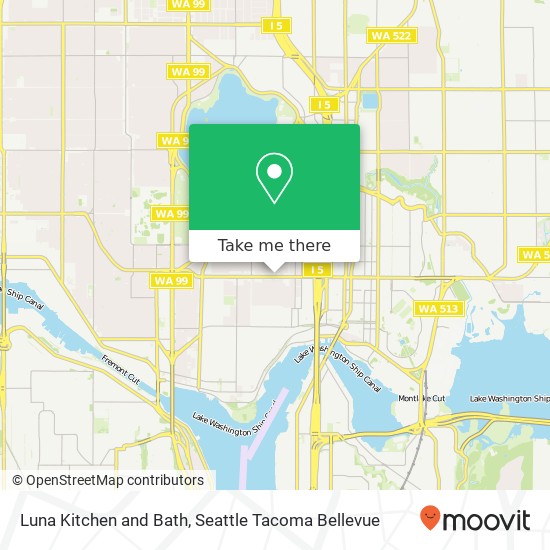 Mapa de Luna Kitchen and Bath, 2408 N 45th St