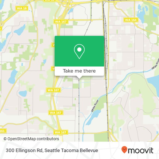 Mapa de 300 Ellingson Rd, Algona, WA 98001