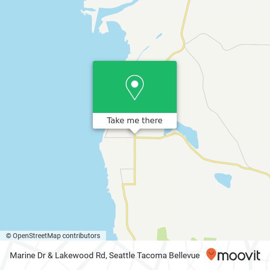 Mapa de Marine Dr & Lakewood Rd