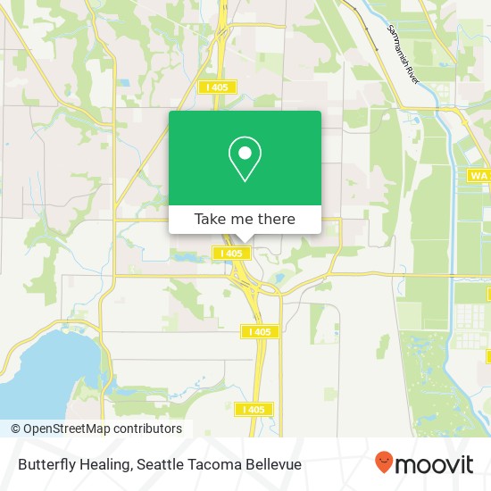 Mapa de Butterfly Healing, 11830 NE 128th St