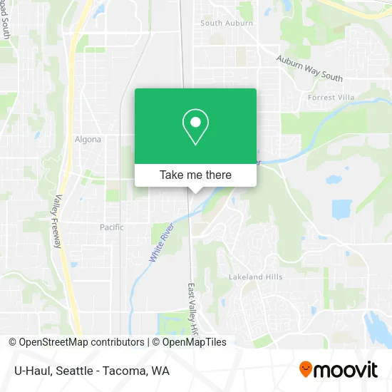 U-Haul map