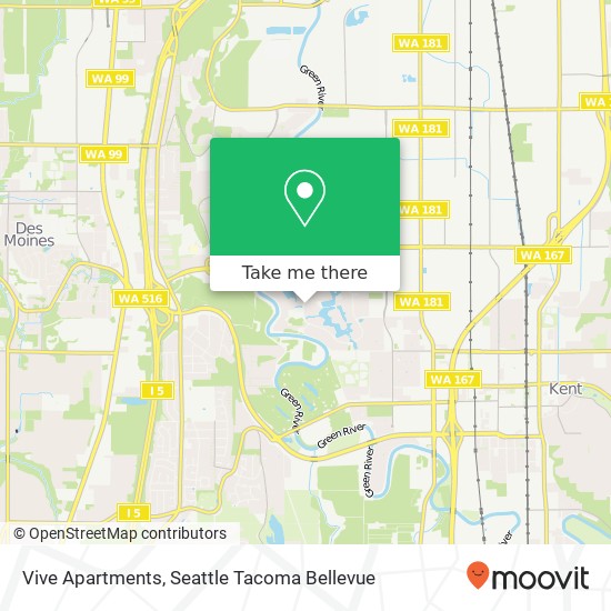 Vive Apartments, S 235th St map