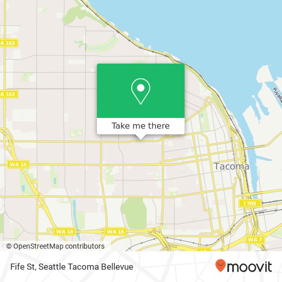 Fife St, Tacoma, WA 98405 map