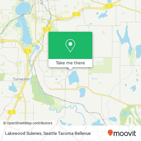 Mapa de Lakewood Sulenes, Olympia, WA 98501
